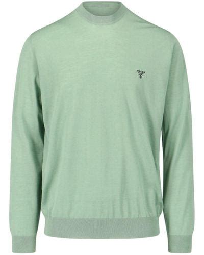 prada green sweater